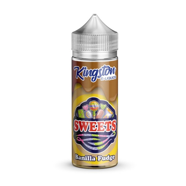 BANILLA FUDGE E LIQUID KINGSTON SWEETS 100ML 70VG