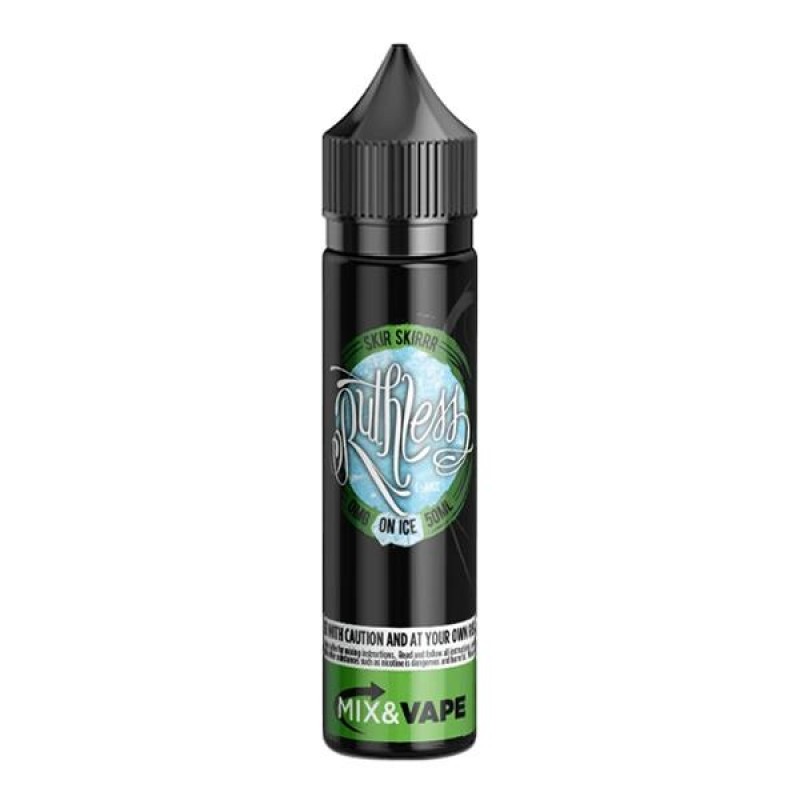 SKIR SKIRR ON ICE E LIQUID BY RUTHLESS 50ML 70VG SKIR SKIRR ON ICE E LIQUID BY RUTHLESS 50ML 70VG