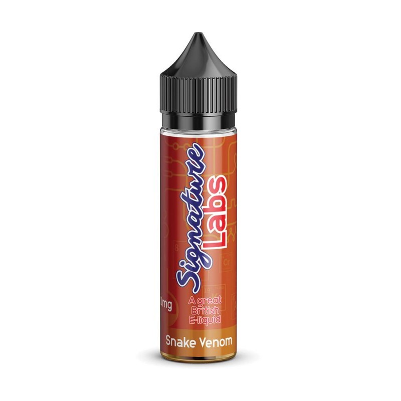 SNAKE VENOM E LIQUID BY SIGNATURE LABS 50ML 80VG SNAKE VENOM E LIQUID BY SIGNATURE LABS 50ML 80VG