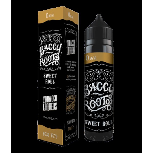 SWEET ROLL E LIQUID BY BACCY ROOTS - DOOZY VAPE 50ML 70VG