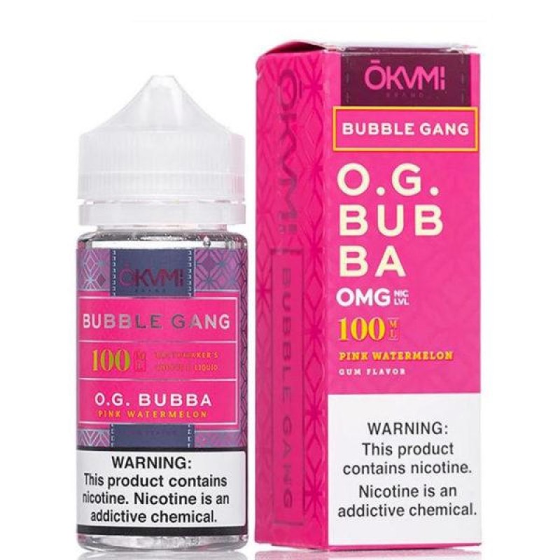 OG BUBBA E LIQUID BY OKVMI - BUBBLE GANG 100ML 70VG OG BUBBA E LIQUID BY OKVMI - BUBBLE GANG 100ML 70VG