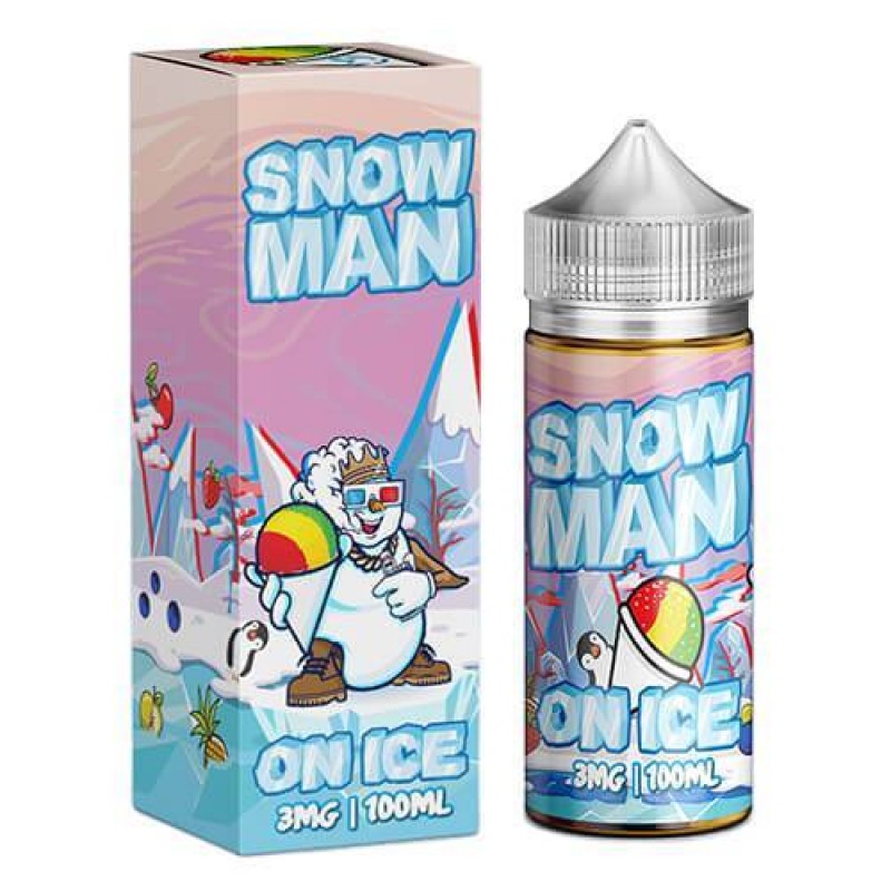SNOWMAN ON ICE E LIQUID BY JUICE MAN 100ML 70VG SNOWMAN ON ICE E LIQUID BY JUICE MAN 100ML 70VG