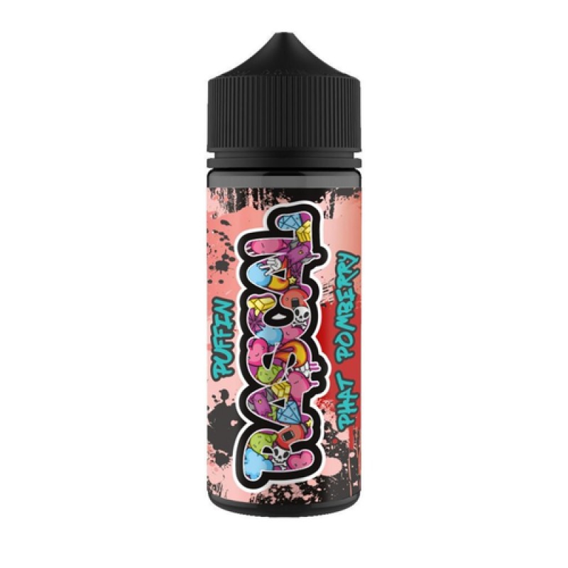 PHAT POMBERRY E LIQUID BY PUFFIN RASCAL 100ML 70VG PHAT POMBERRY E LIQUID BY PUFFIN RASCAL 100ML 70VG
