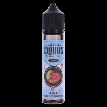 ICED PASSION FRUIT ORANGE AND GUAVA E LIQUID BY COASTAL CLOUDS - SWEETS  50ML 70VG