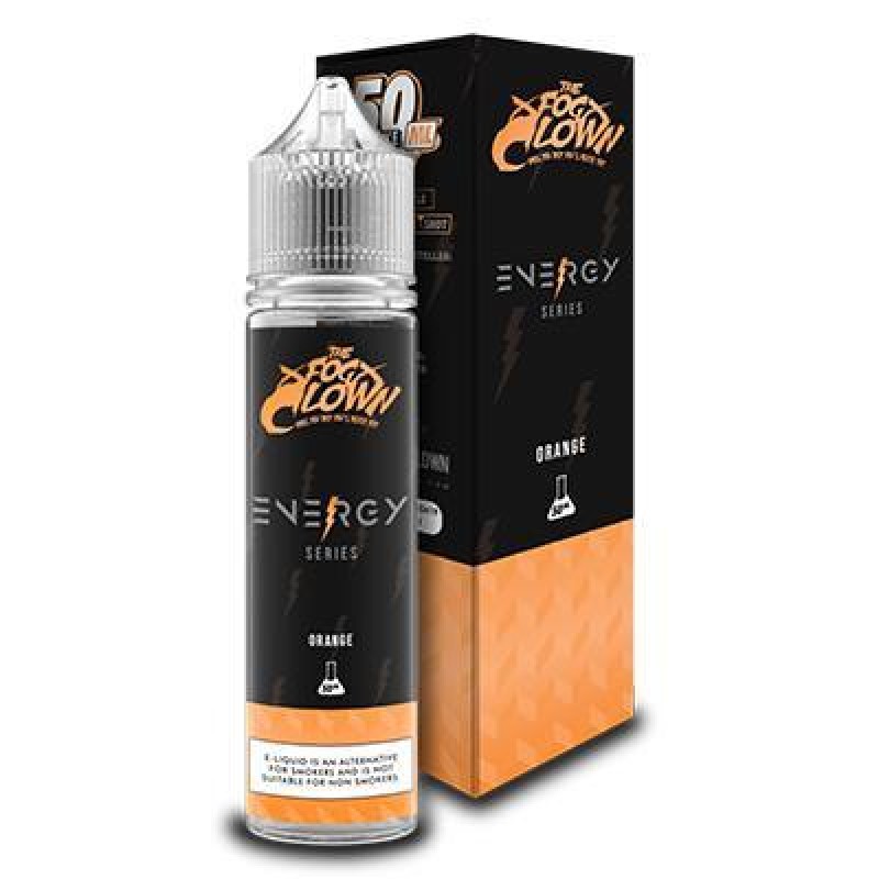 ORANGE E LIQUID ENERGY SERIES BY FOG CLOWN 50ML 70VG ORANGE E LIQUID ENERGY SERIES BY FOG CLOWN 50ML 70VG