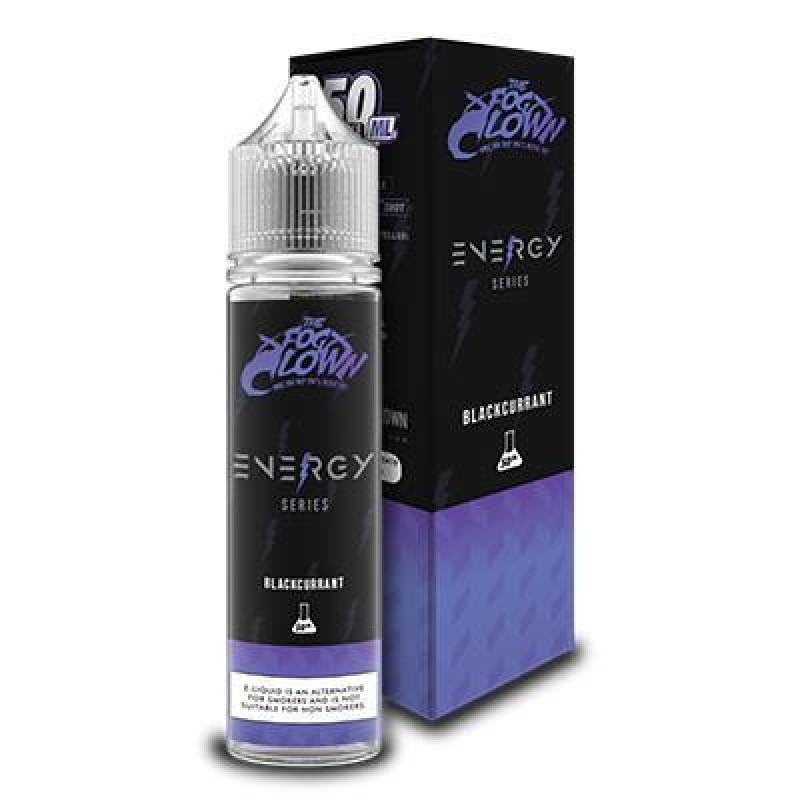 BLACKCURRANT E LIQUID ENERGY SERIES BY FOG CLOWN 50ML 70VG BLACKCURRANT E LIQUID ENERGY SERIES BY FOG CLOWN 50ML 70VG