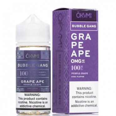 GRAPE APE E LIQUID BY OKVMI - BUBBLE GANG 100ML 70VG GRAPE APE E LIQUID BY OKVMI - BUBBLE GANG 100ML 70VG