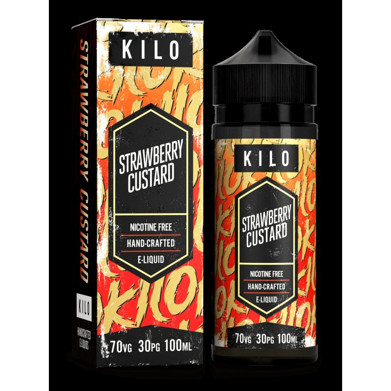 STRAWBERRY CUSTARD E LIQUID BY KILO 100ML 70VG STRAWBERRY CUSTARD E LIQUID BY KILO 100ML 70VG