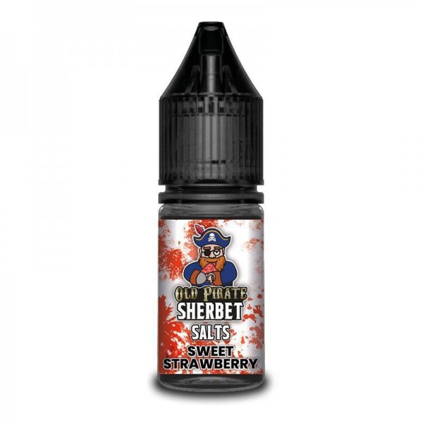 SWEET STRAWBERRY NICOTINE SALT E-LIQUID BY OLD PIRATE SALTS - SHERBET