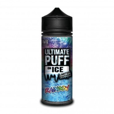 RAINBOW E LIQUID BY ULTIMATE PUFF ON ICE 100ML 70VG
