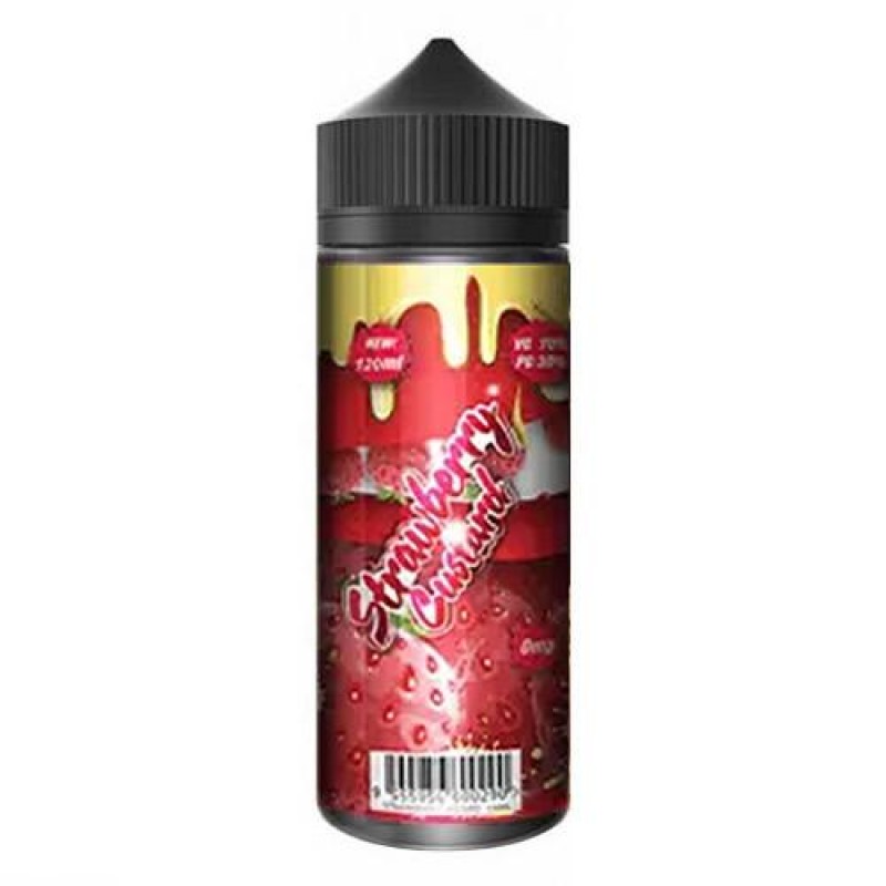 STRAWBERRY CUSTARD E LIQUID BY MOHAWK & CO 100ML 70VG STRAWBERRY CUSTARD E LIQUID BY MOHAWK & CO 100ML 70VG