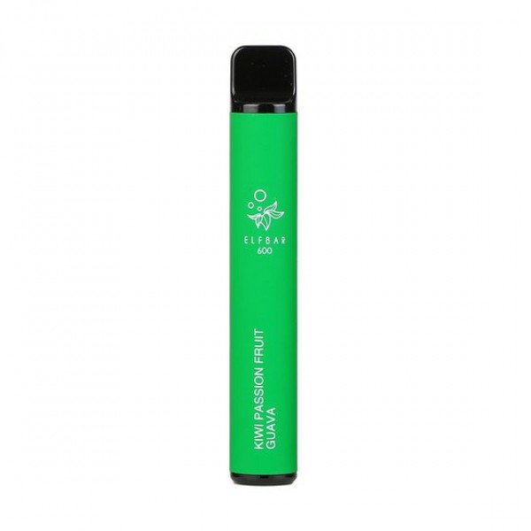 Kiwi Passion Fruit Guava Elfbar / Elf Bar 600 Puffs Disposable Vape