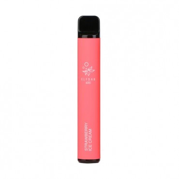 Strawberry Ice Cream Elfbar / Elf Bar 600 Puffs Disposable Vape